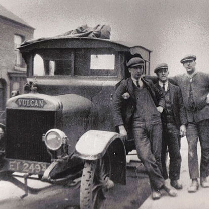 Taken at Brown Street in 1925 Left to Right: Len Parkinson, Bob Womack, Jack Coward